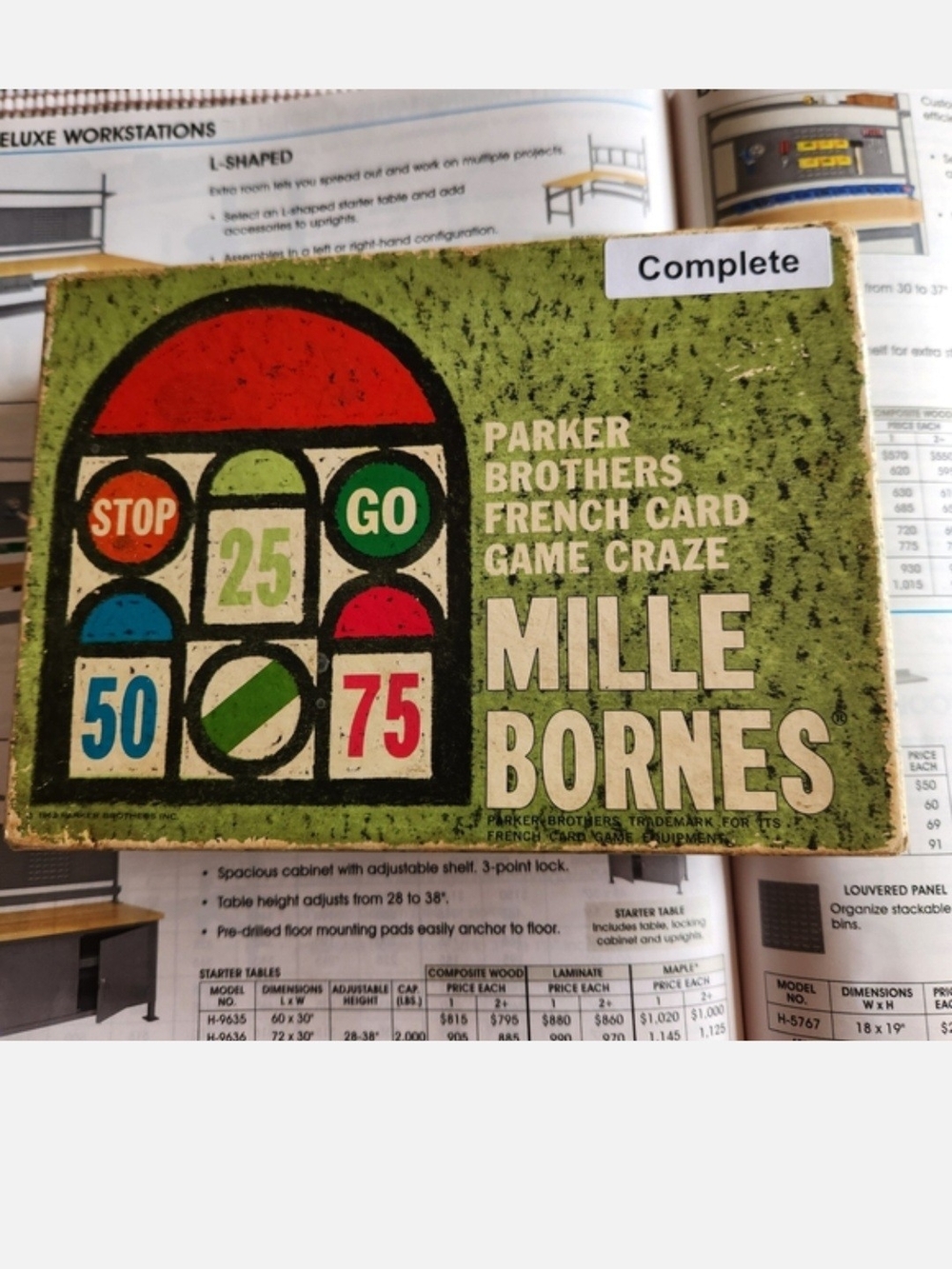 Parker Brothers Mille Bornes Card Game - Vintage